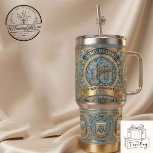 Lionel Messi #10 Argentina Tumbler Limited Edition World Cup Hat-Trick Hero 2026 Memorabilia Gift