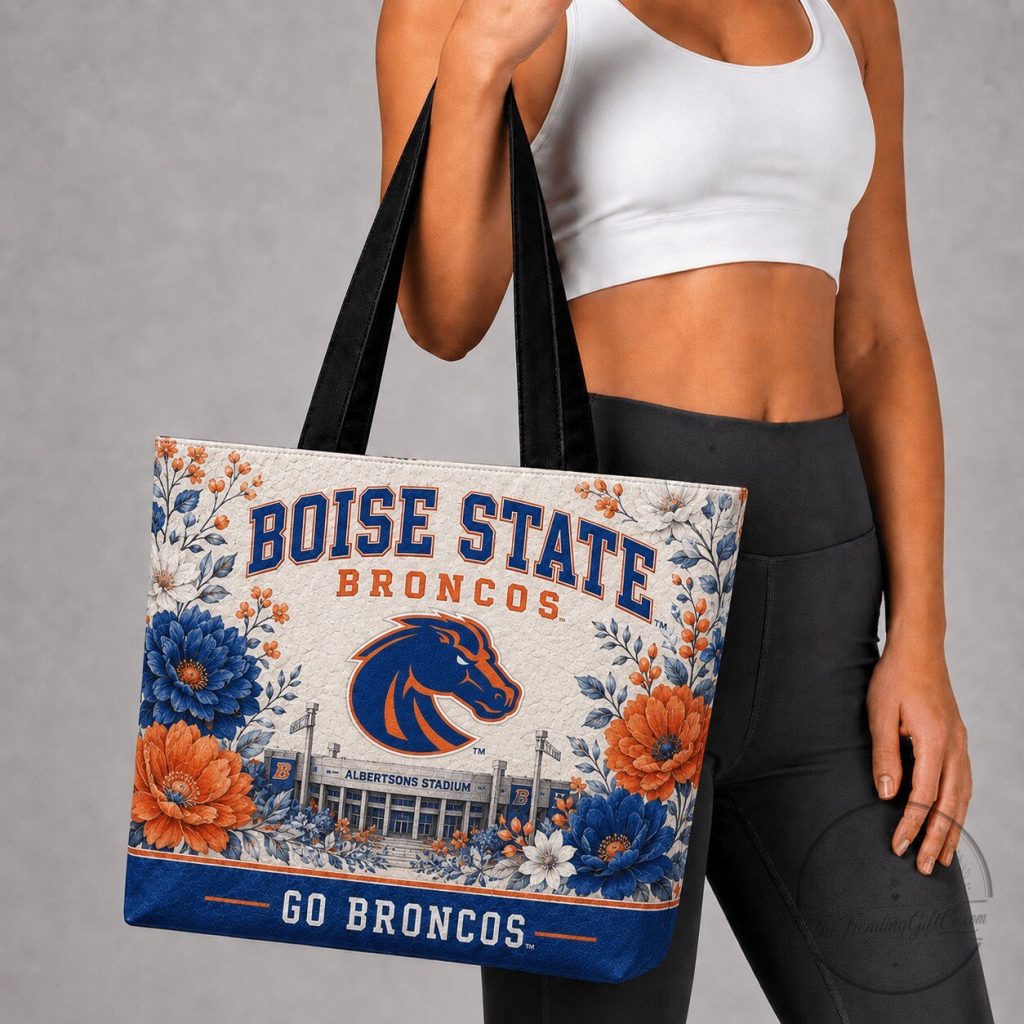 Boise State Broncos Floral Large Shoulder Bag Boise State Broncos Floral Large Shoulder Bag