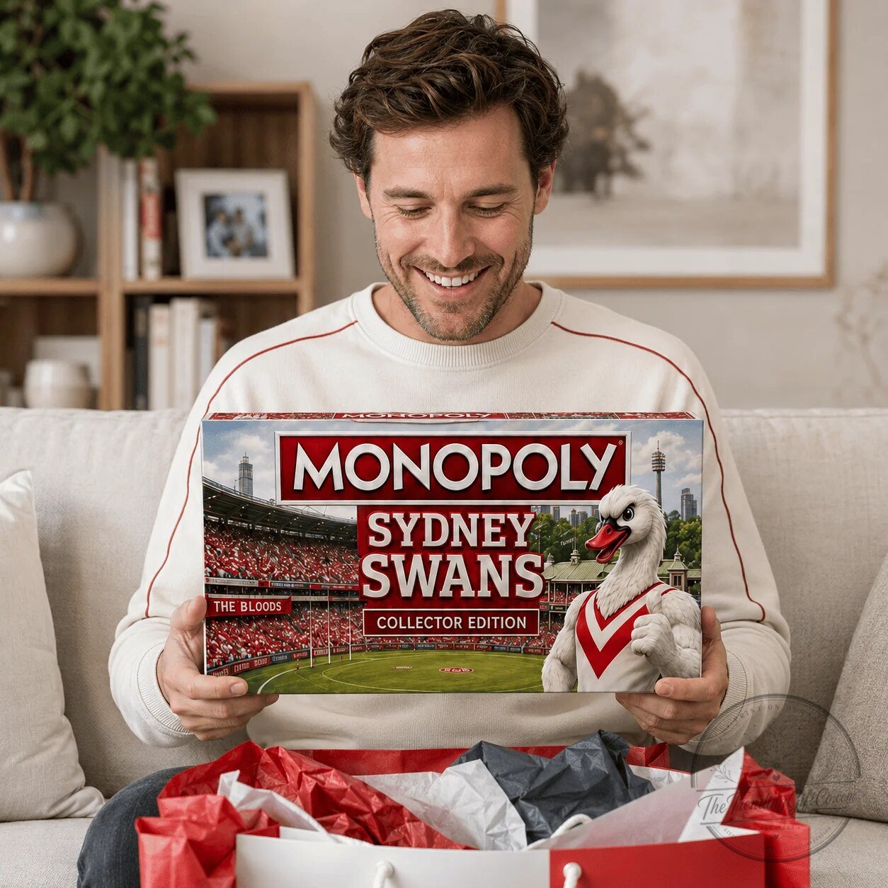 Sydney Swans Australian Football League Monopoly Collector Edition Board Game 4 Sydney Swans Australian Football League Monopoly Collector Edition Board Game