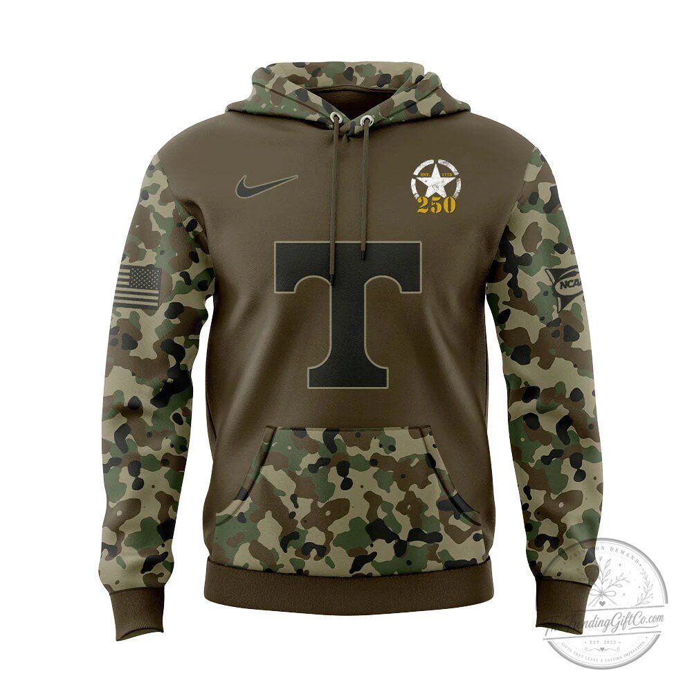 Tennessee Volunteers United States Army 250th Anniversary Camouflage Hoodie 6 Tennessee Volunteers United States Army 250th Anniversary Camouflage Hoodie