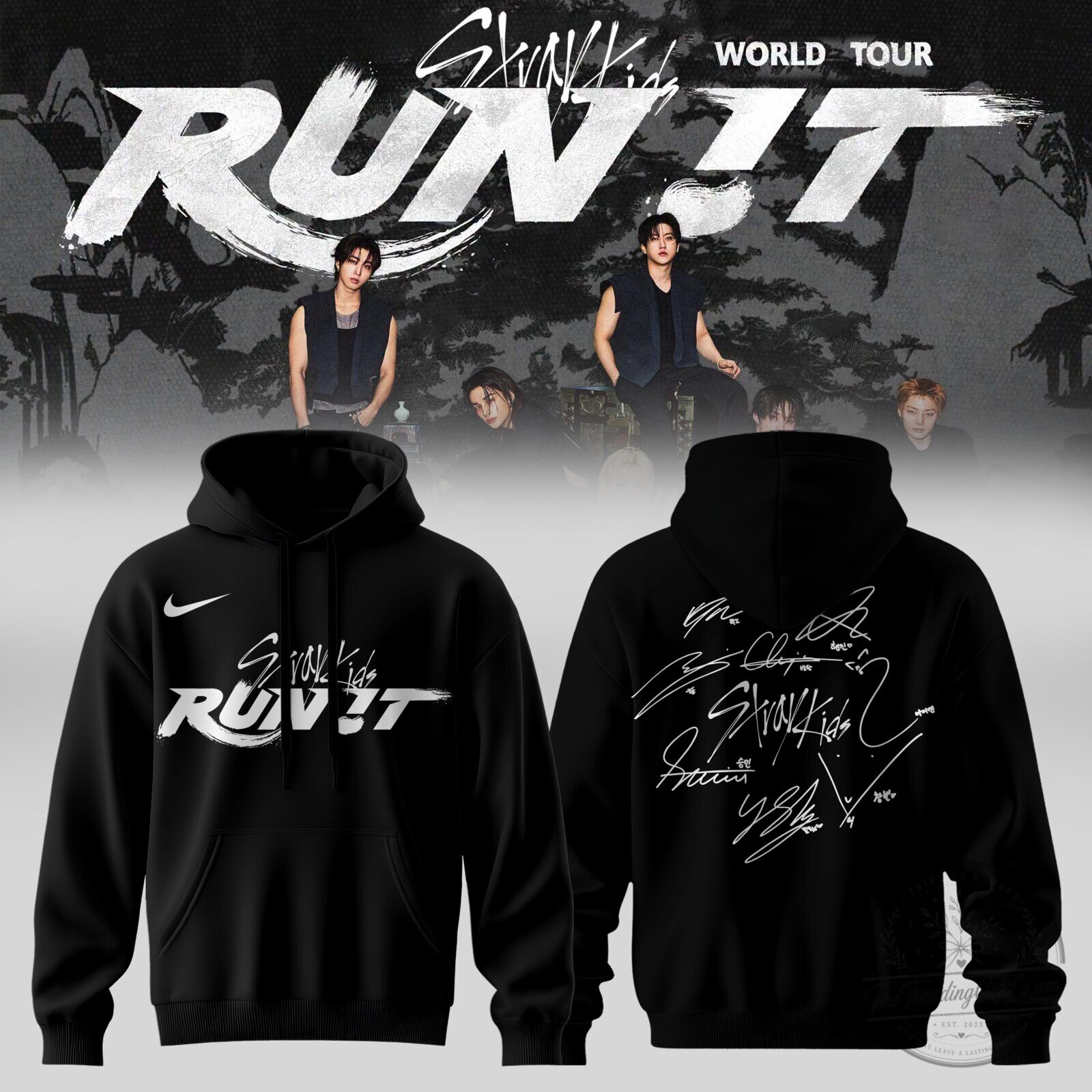 Hoodie for the RUN IT Stray Kids World Tour