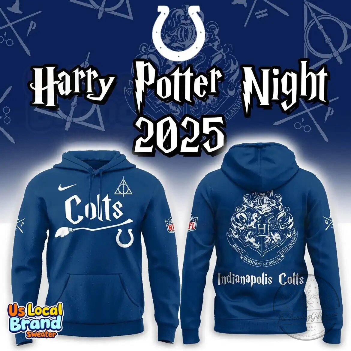 Harry Potter Indianapolis Colts Football Team Fan T-Shirt 8 Harry Potter Indianapolis Colts Football Team Fan T-Shirt