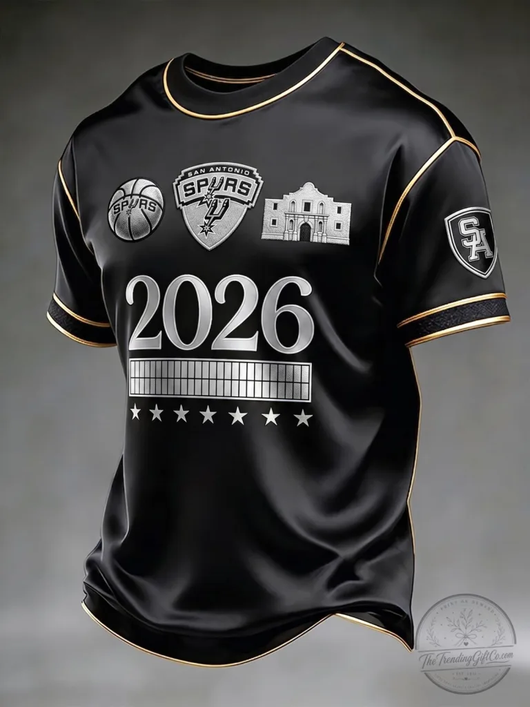 San Antonio Spurs Basketball 2026 Black Fan Jersey