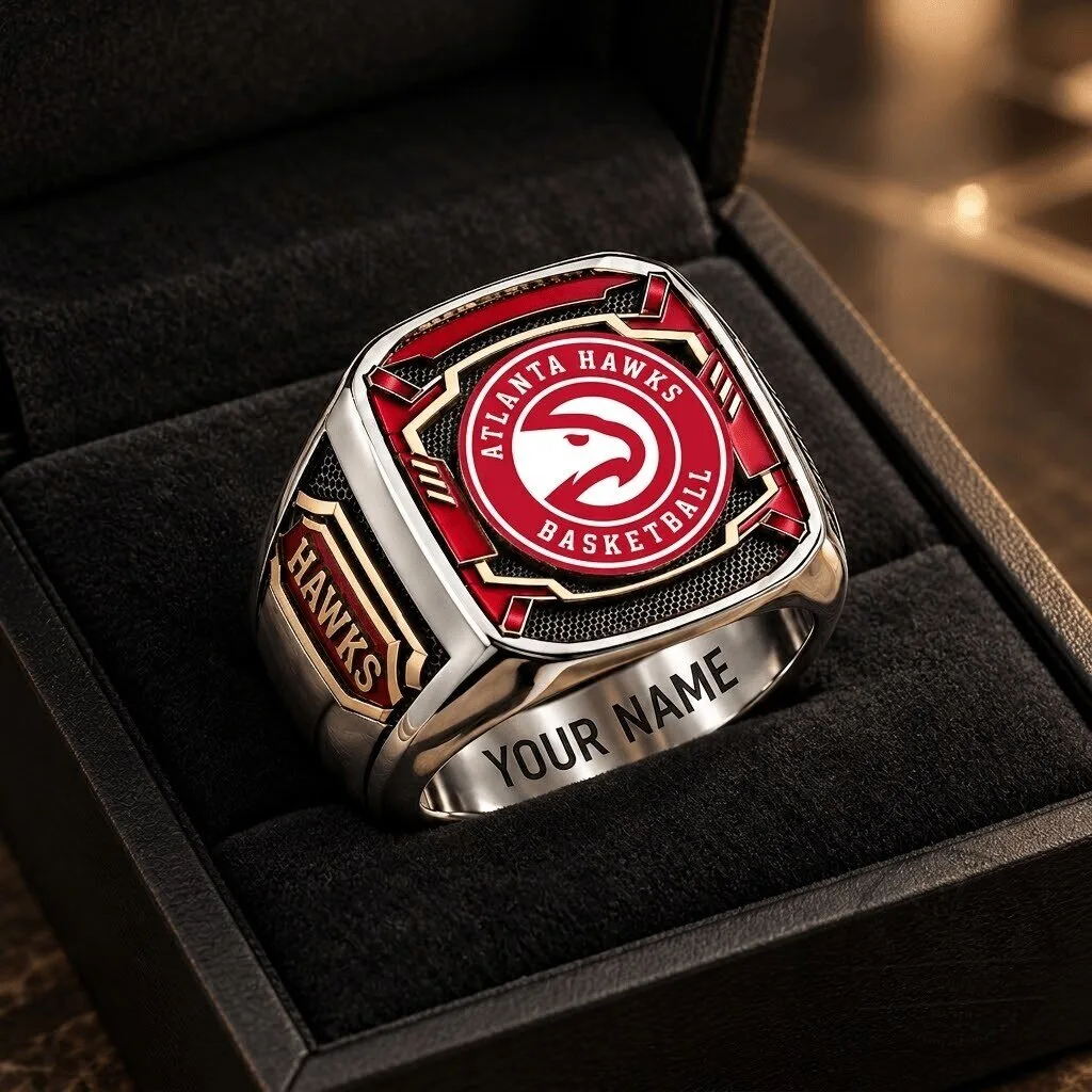 Atlanta Hawks Basketball National Basketball Association Championship Fan Ring