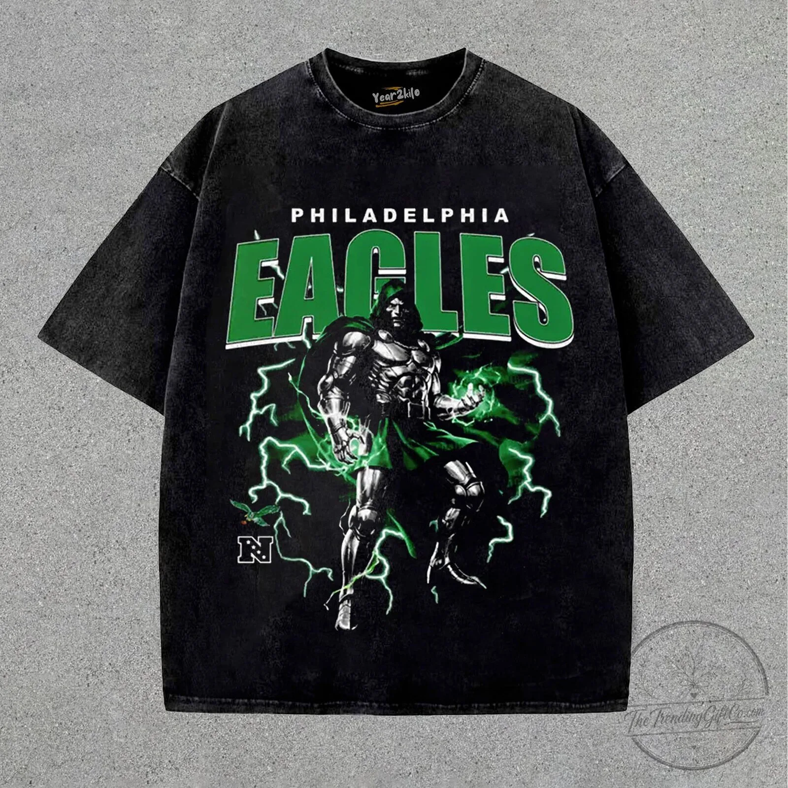 Philadelphia Eagles Doctor Doom Marvel Comics T-Shirt 8 Philadelphia Eagles Doctor Doom Marvel Comics T-Shirt