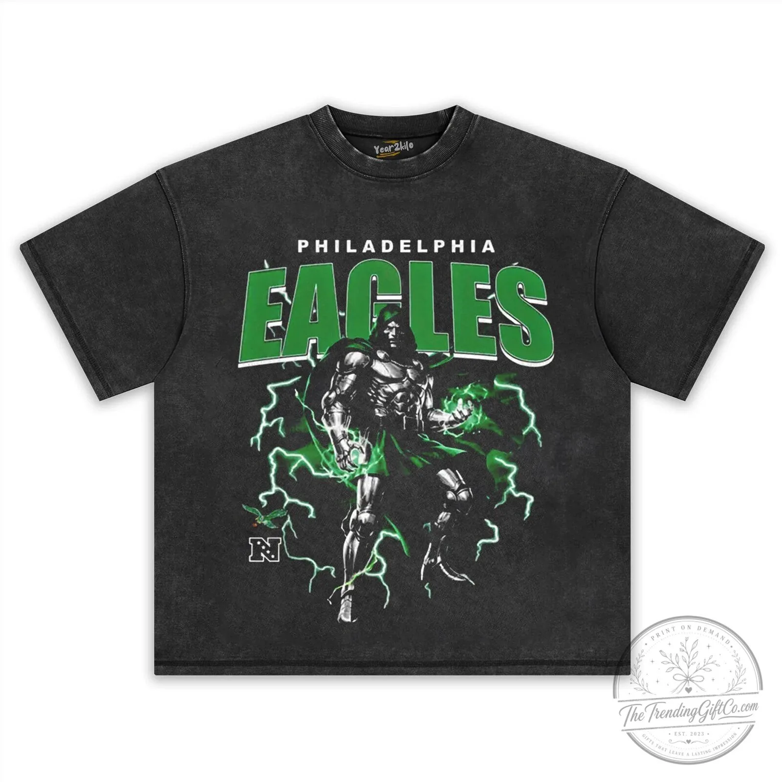 Philadelphia Eagles Doctor Doom Marvel Comics T-Shirt 10 Philadelphia Eagles Doctor Doom Marvel Comics T-Shirt