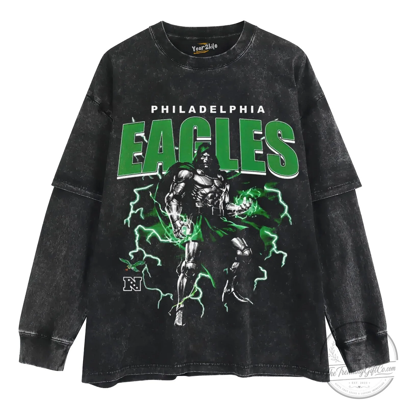 Philadelphia Eagles Doctor Doom Marvel Comics T-Shirt 12 Philadelphia Eagles Doctor Doom Marvel Comics T-Shirt