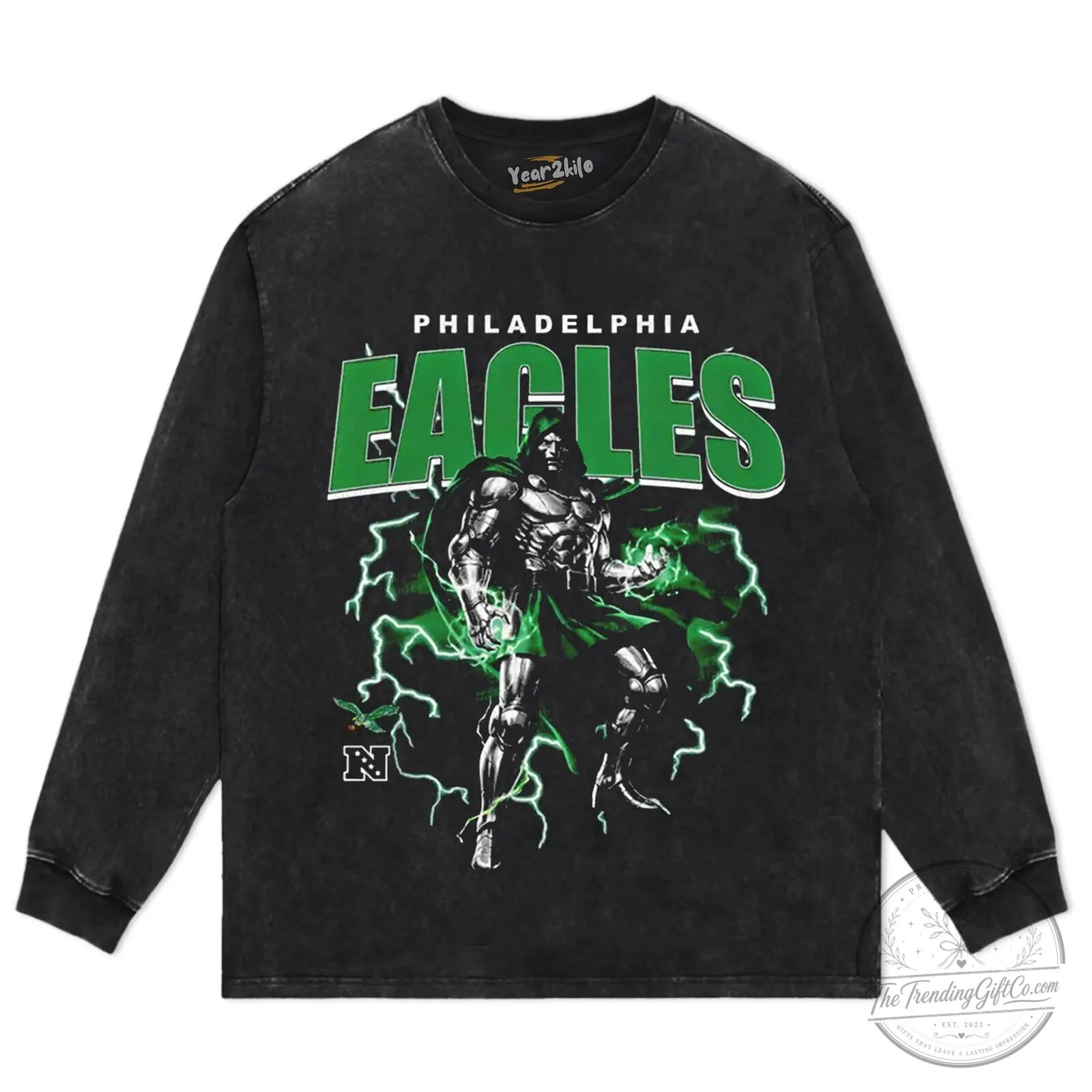 Philadelphia Eagles Doctor Doom Marvel Comics T-Shirt 14 Philadelphia Eagles Doctor Doom Marvel Comics T-Shirt