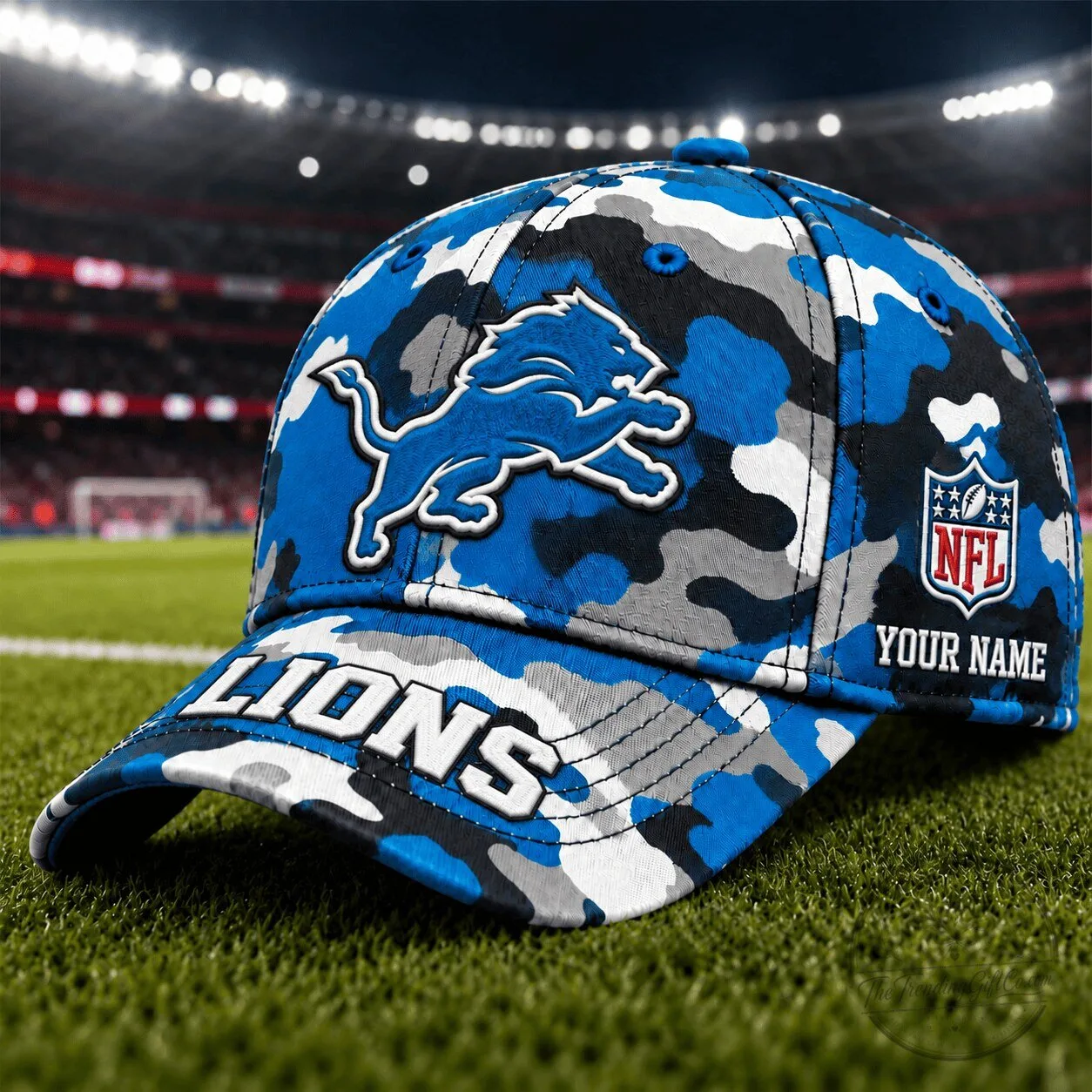 Detroit Lions Fan Custom Name Camouflage Baseball Cap Hat 1 Detroit Lions Fan Custom Name Camouflage Baseball Cap Hat