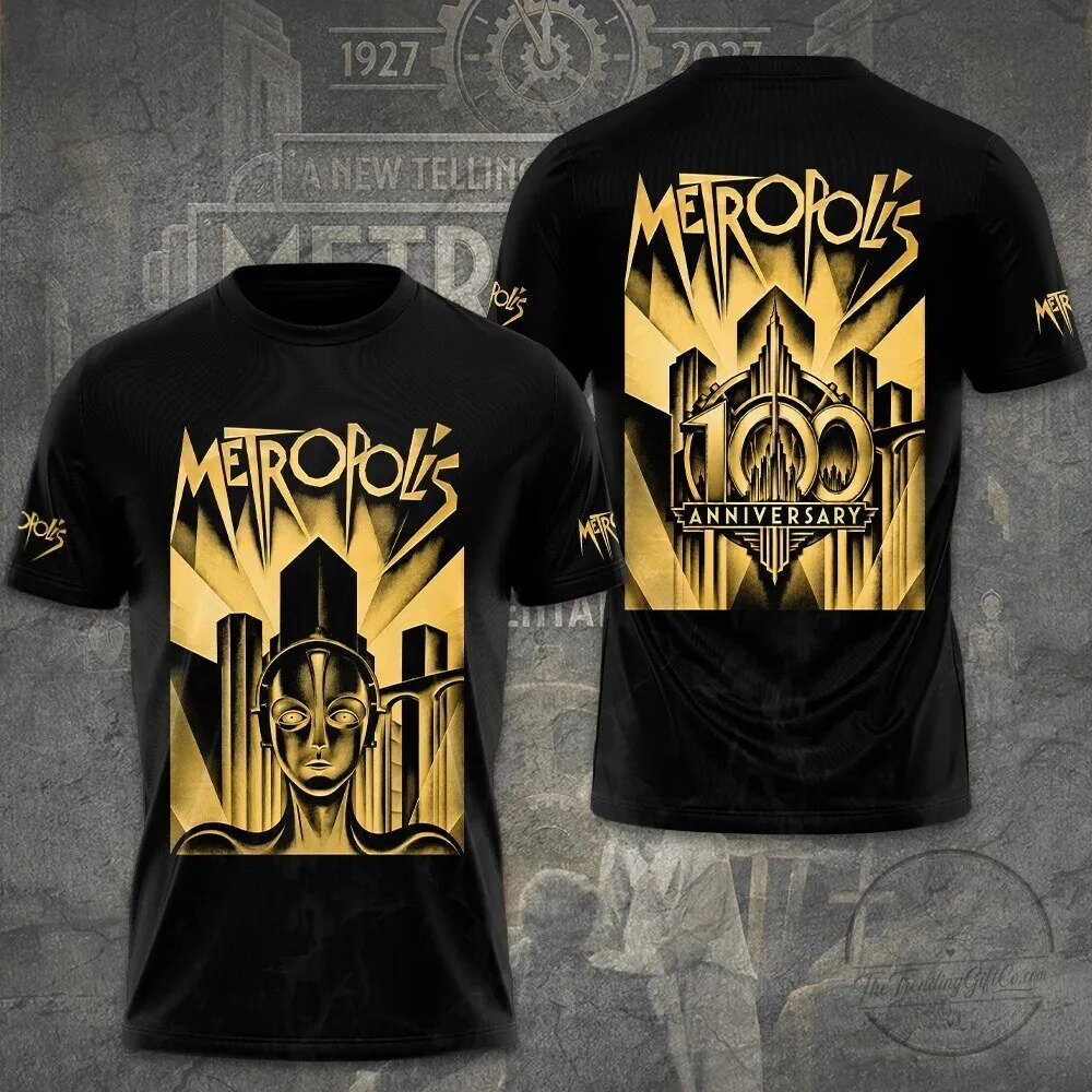 Metropolis 100th Anniversary Movie Poster T-Shirt 1 Metropolis 100th Anniversary Movie Poster T-Shirt