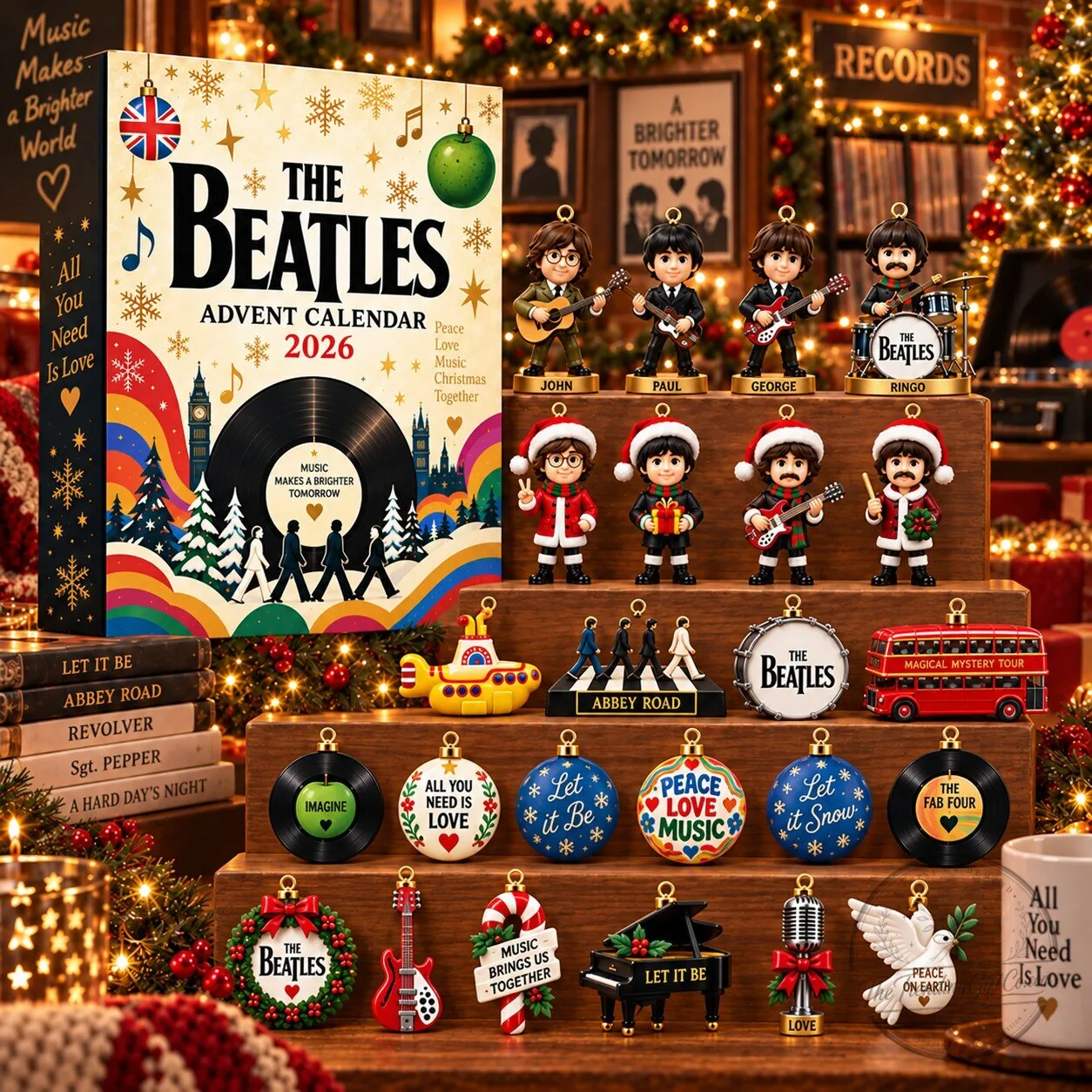 The Beatles Advent Calendar 2026 Christmas Blind Box Gift Set