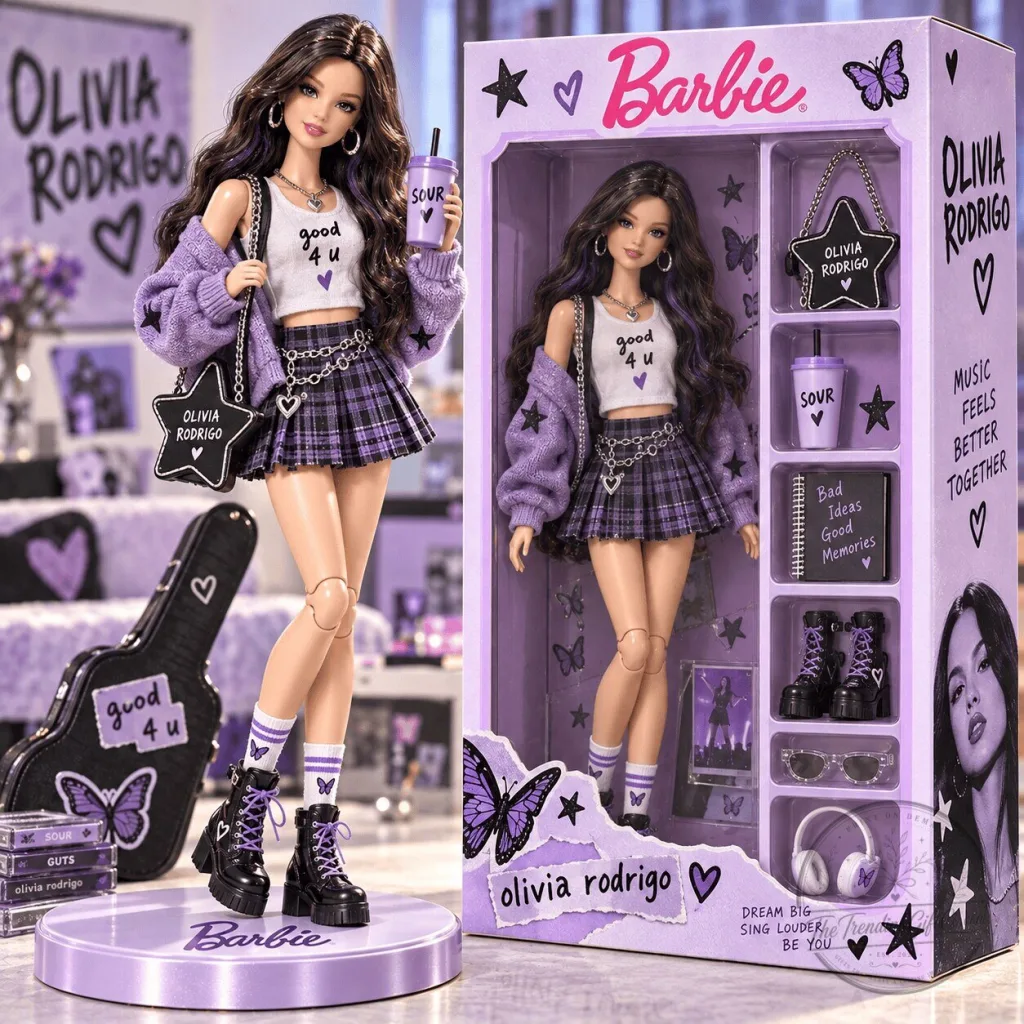 Olivia Rodrigo Barbie Doll Collectible Fashion Figure Olivia Rodrigo Barbie Doll Collectible Fashion Figure