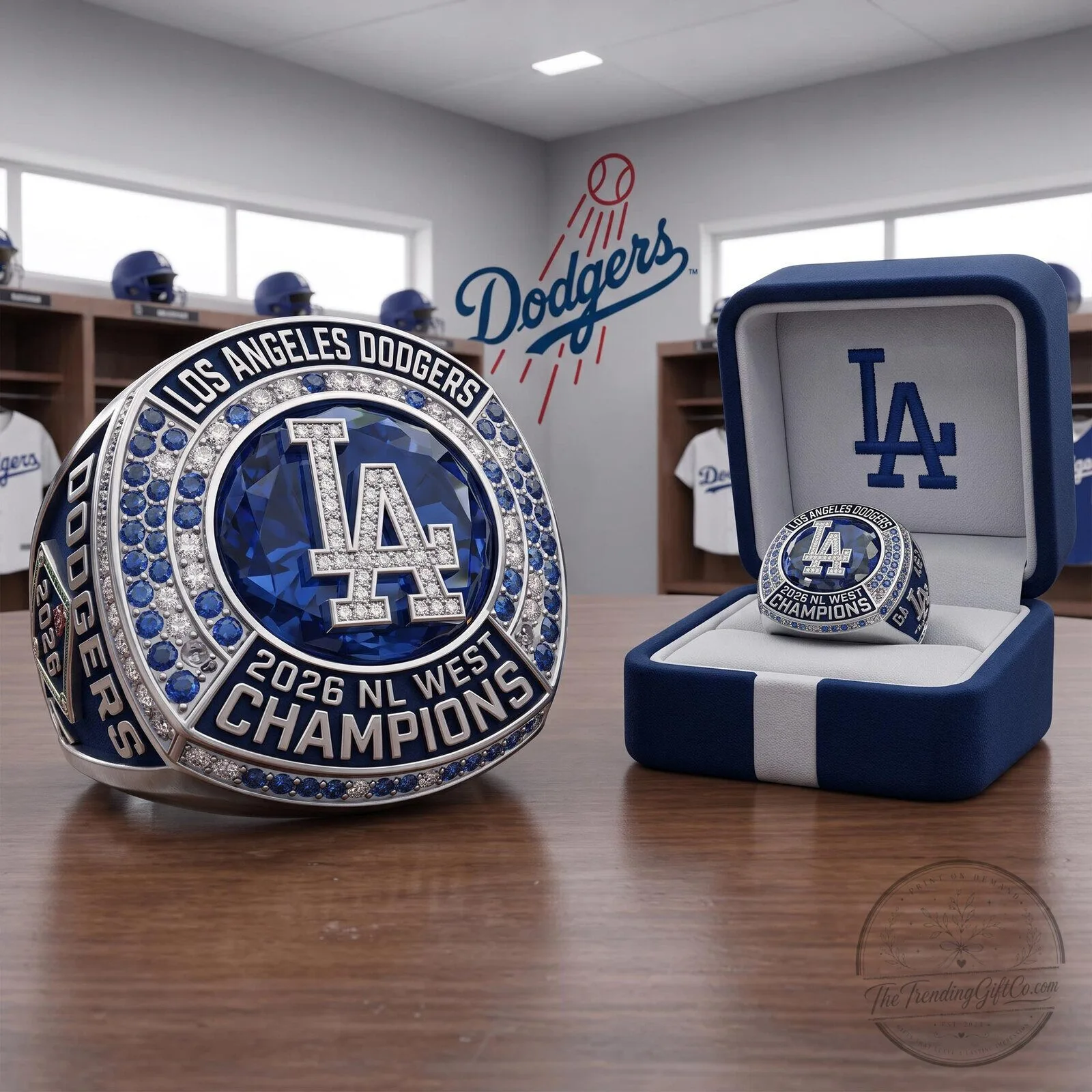 Los Angeles Dodgers 2026 NL West Champions Ring