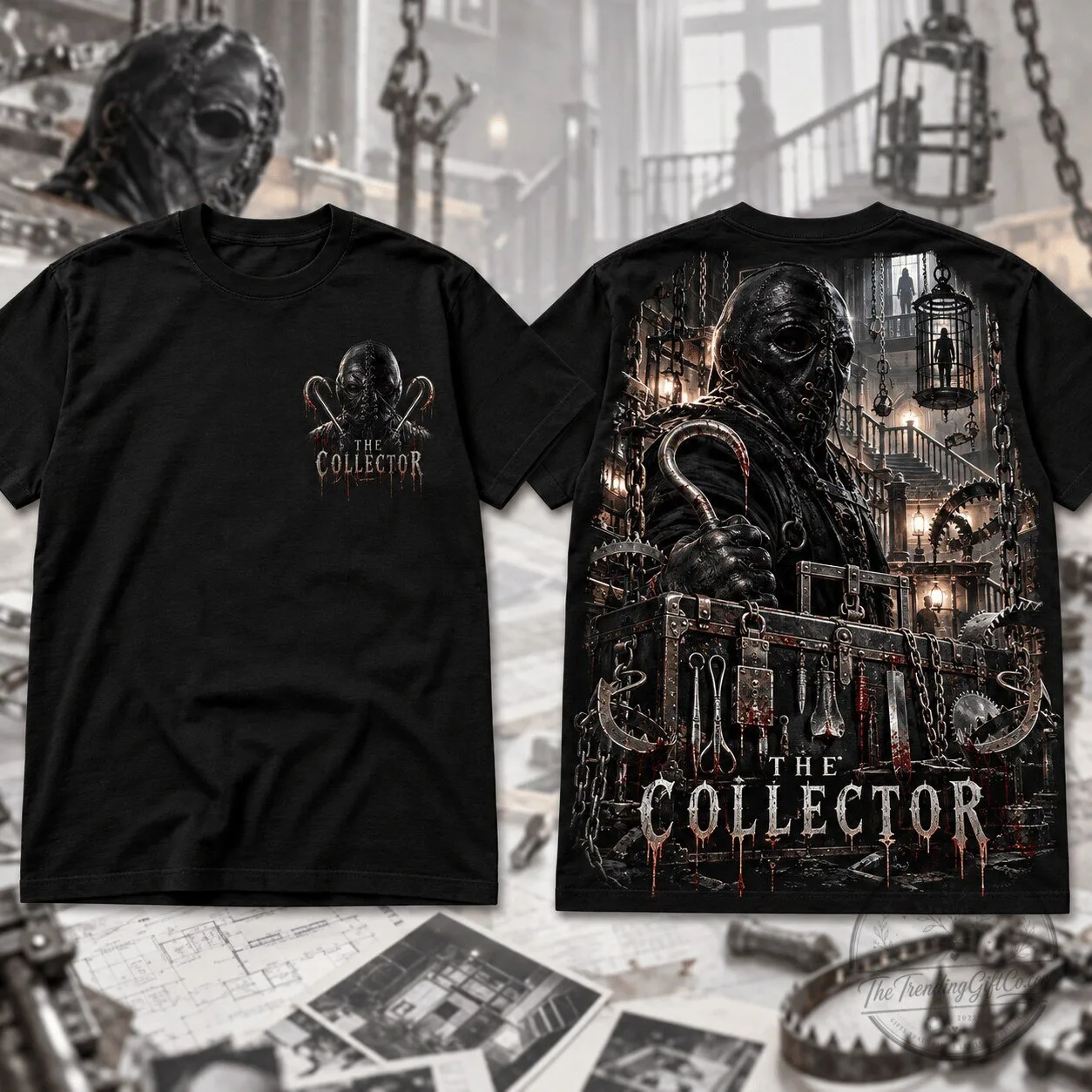 The Collector Horror Movie Graphic Black T-Shirt