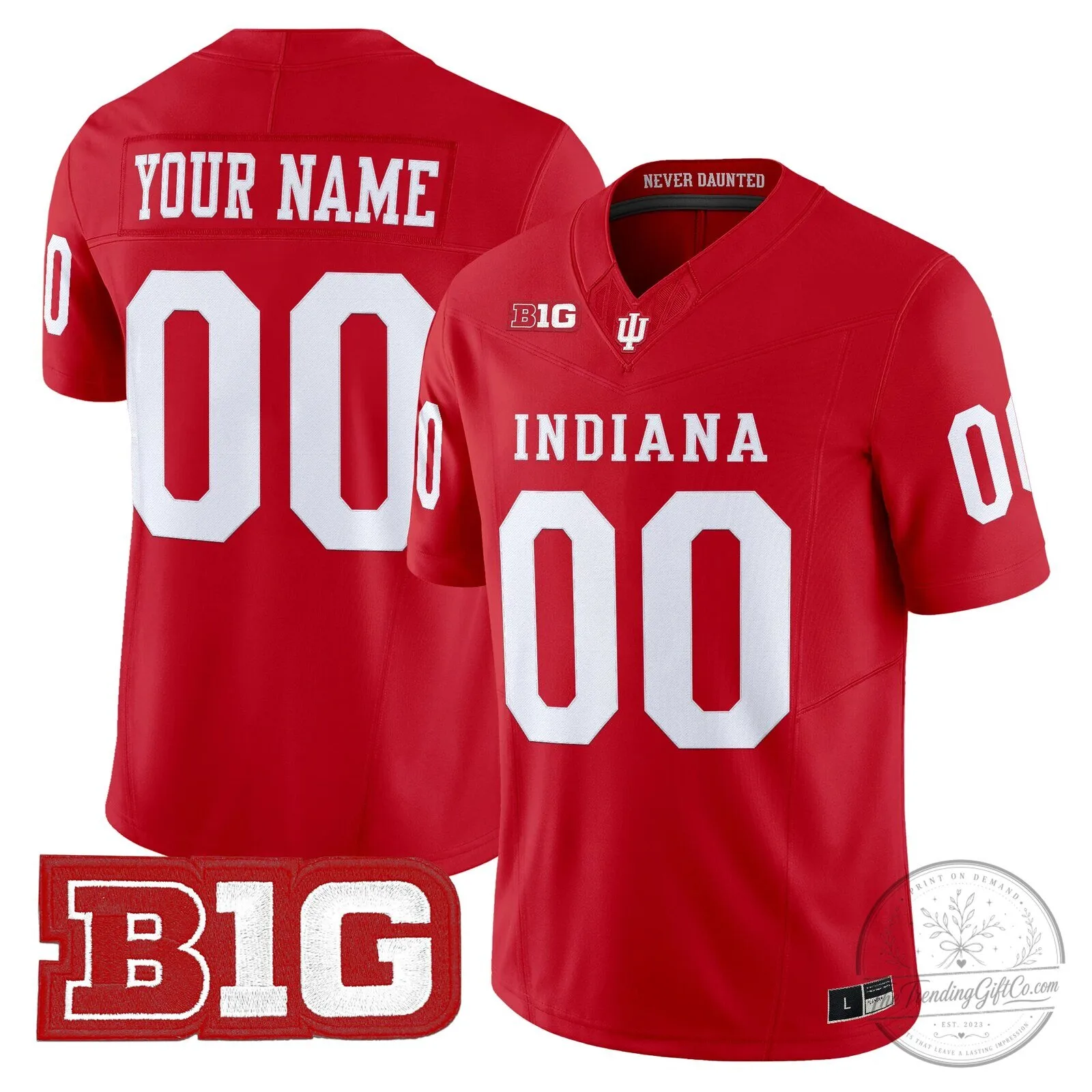 Indiana Hoosiers Football Team Custom Jersey 1 Indiana Hoosiers Football Team Custom Jersey