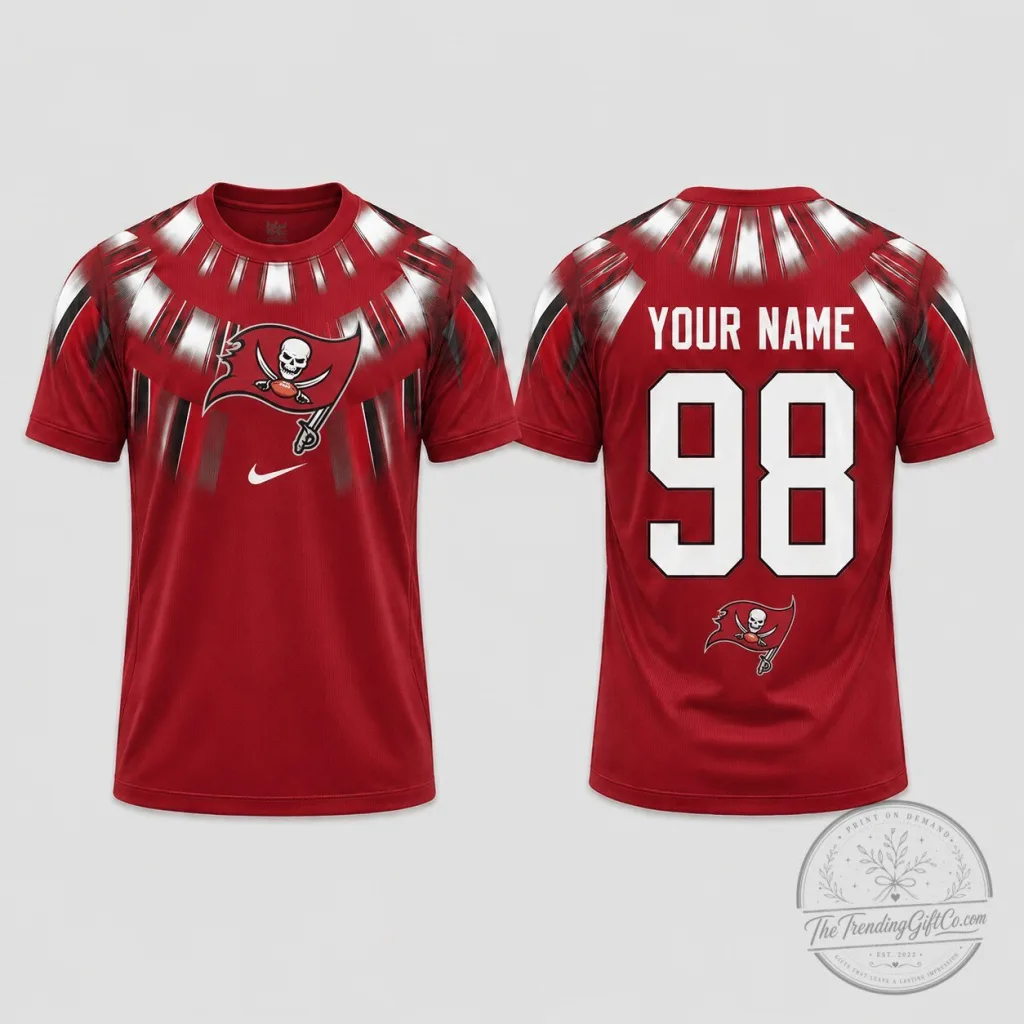 Tampa Bay Buccaneers Personalized Number And Name Football Fan T-Shirt Tampa Bay Buccaneers Personalized Number And Name Football Fan T-Shirt