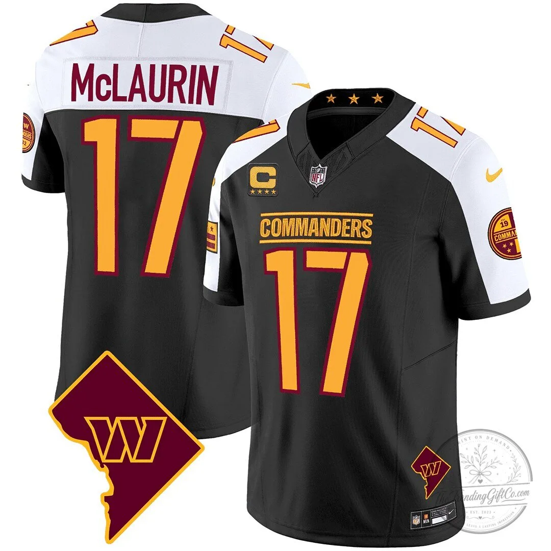 Washington Commanders Sam Howell Number 14 Black Football Jersey 26 Washington Commanders Sam Howell Number 14 Black Football Jersey