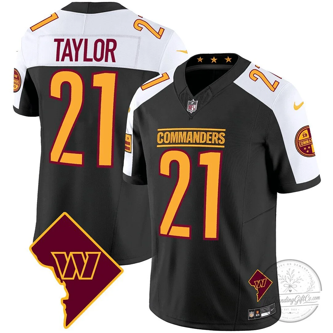 Washington Commanders Sam Howell Number 14 Black Football Jersey 27 Washington Commanders Sam Howell Number 14 Black Football Jersey