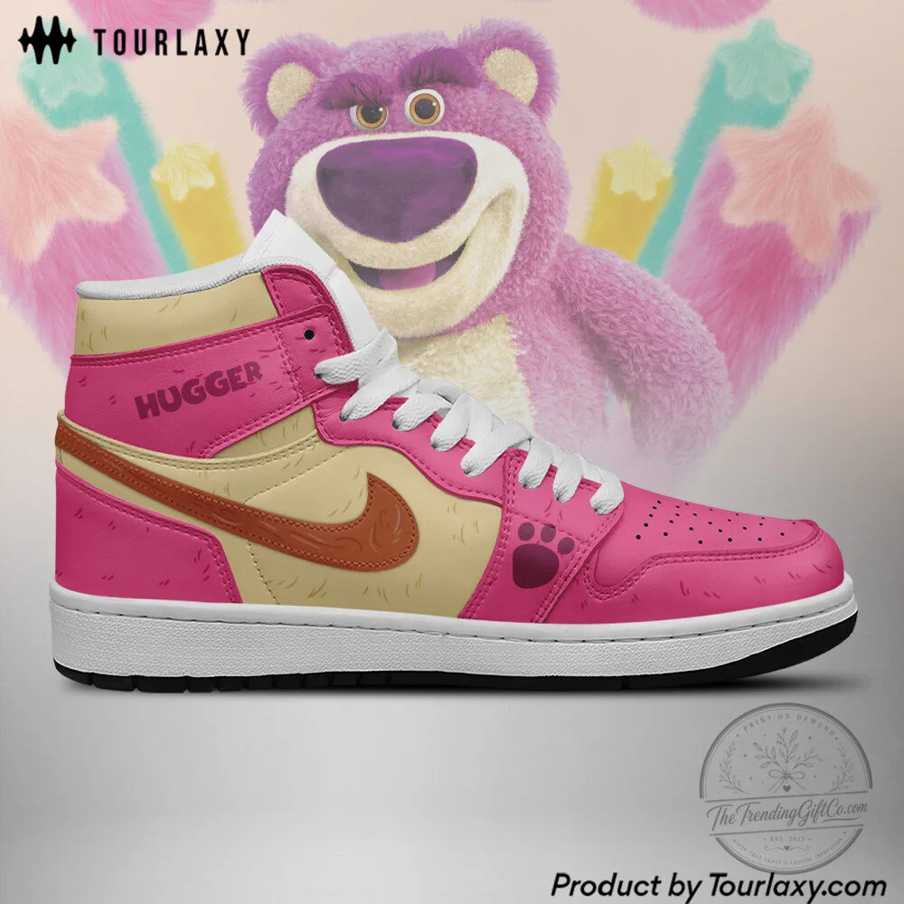 Lotso Hugger Bear Toy Story Character High-Top Sneakers 4 Lotso Hugger Bear Toy Story Character High-Top Sneakers