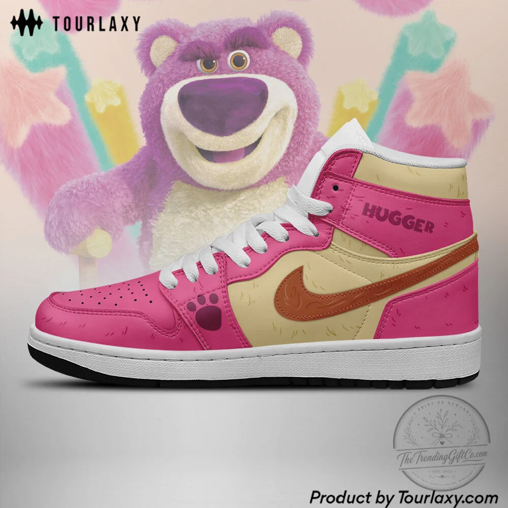 Lotso Hugger Bear Toy Story Character High-Top Sneakers 5 Lotso Hugger Bear Toy Story Character High-Top Sneakers