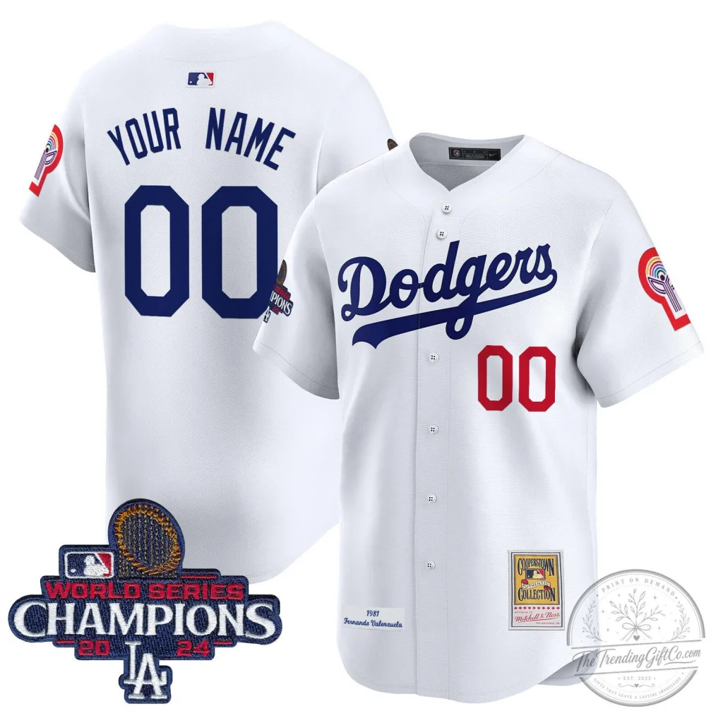 Dodgers Fernando Valenzuela 1981 Cooperstown Collection Baseball Jersey Dodgers Fernando Valenzuela 1981 Cooperstown Collection Baseball Jersey