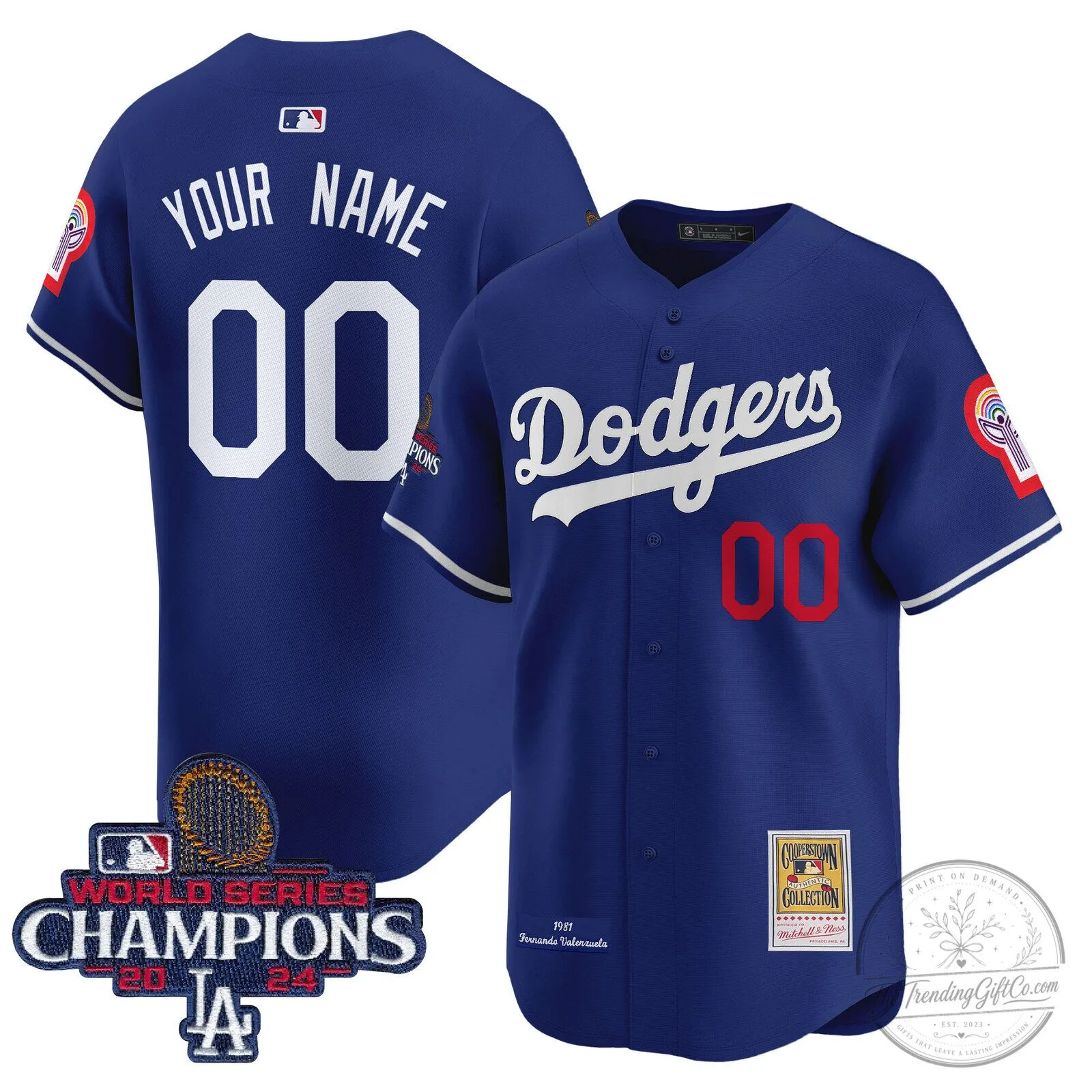 Dodgers Fernando Valenzuela 1981 Cooperstown Collection Baseball Jersey 7 Dodgers Fernando Valenzuela 1981 Cooperstown Collection Baseball Jersey