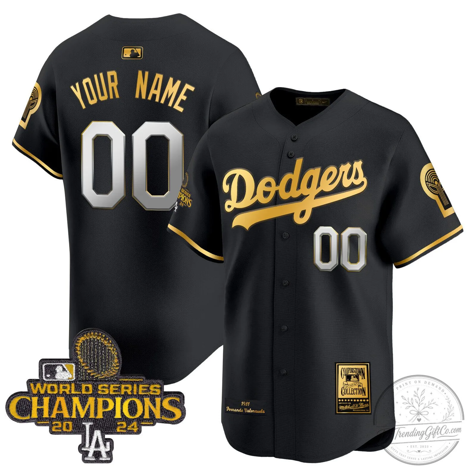 Dodgers Fernando Valenzuela 1981 Cooperstown Collection Baseball Jersey 10 Dodgers Fernando Valenzuela 1981 Cooperstown Collection Baseball Jersey