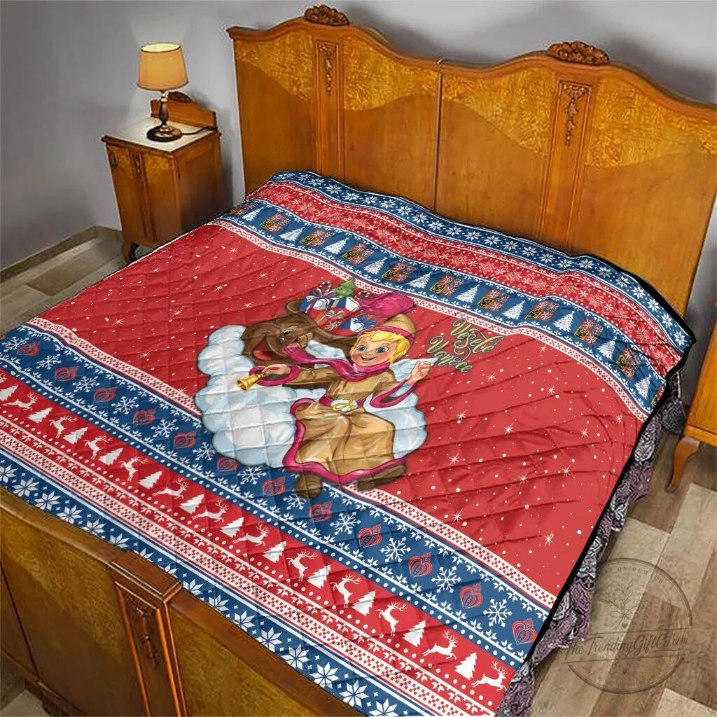 Czech Republic Christmas Jezisek Vesele Vanoce Quilt Blanket 11 Czech Republic Christmas Jezisek Vesele Vanoce Quilt Blanket