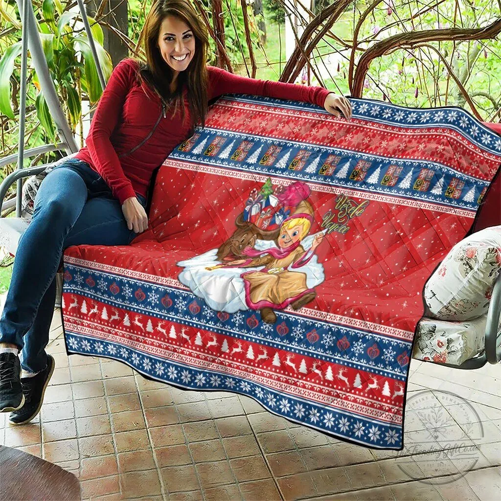 Czech Republic Christmas Jezisek Vesele Vanoce Quilt Blanket 13 Czech Republic Christmas Jezisek Vesele Vanoce Quilt Blanket