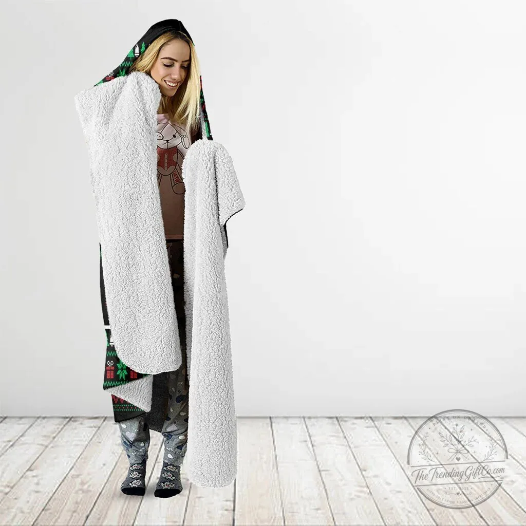 Nakatomi Plaza Christmas Party Ugly Sweater Style Hooded Blanket 9 Nakatomi Plaza Christmas Party Ugly Sweater Style Hooded Blanket