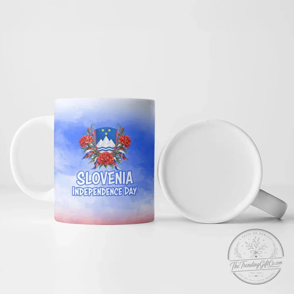 Slovenia Independence Day Emblem Ceramic Mug 8 Slovenia Independence Day Emblem Ceramic Mug