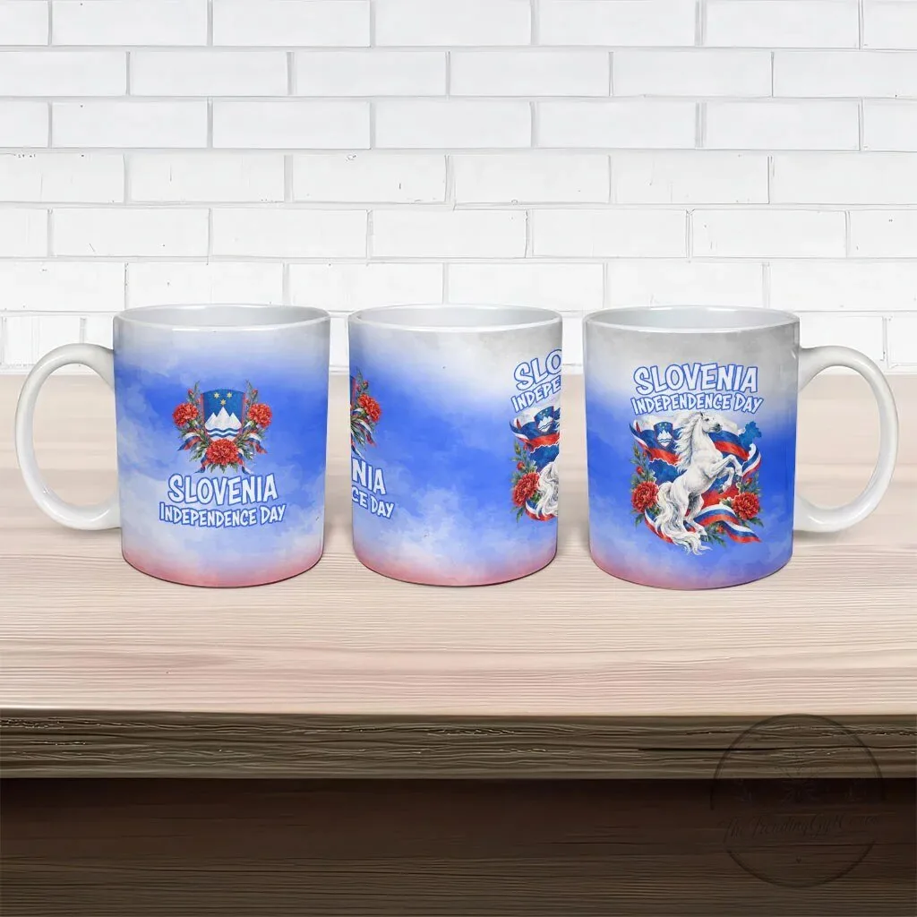 Slovenia Independence Day Emblem Ceramic Mug 9 Slovenia Independence Day Emblem Ceramic Mug