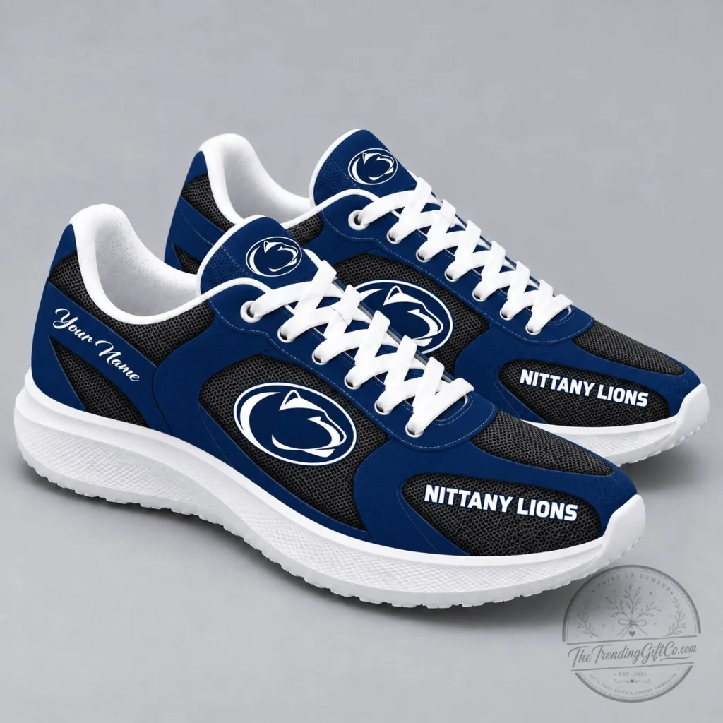 Penn State Nittany Lions Personalized Blue Running Shoes Penn State Nittany Lions Personalized Blue Running Shoes