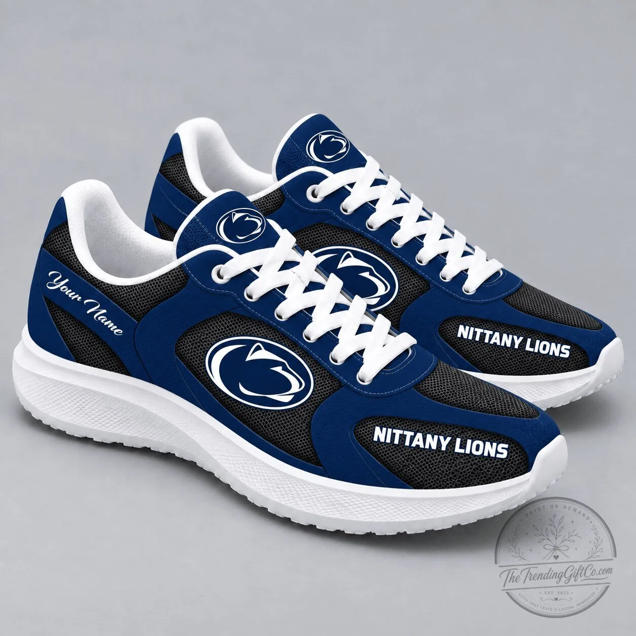 Penn State Nittany Lions Personalized Blue Running Shoes 1 Penn State Nittany Lions Personalized Blue Running Shoes