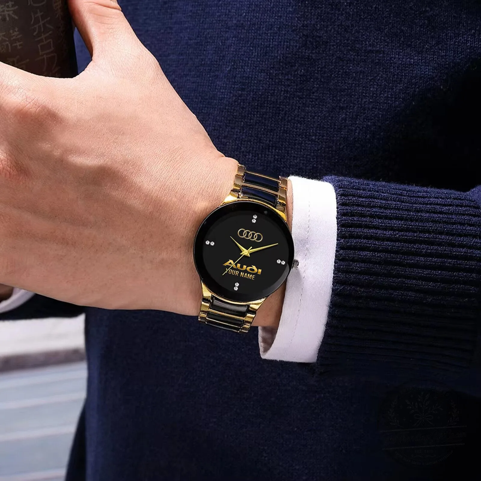 Audi Custom Name Couple Fashion Quartz Watch 8 Audi Custom Name Couple Fashion Quartz Watch