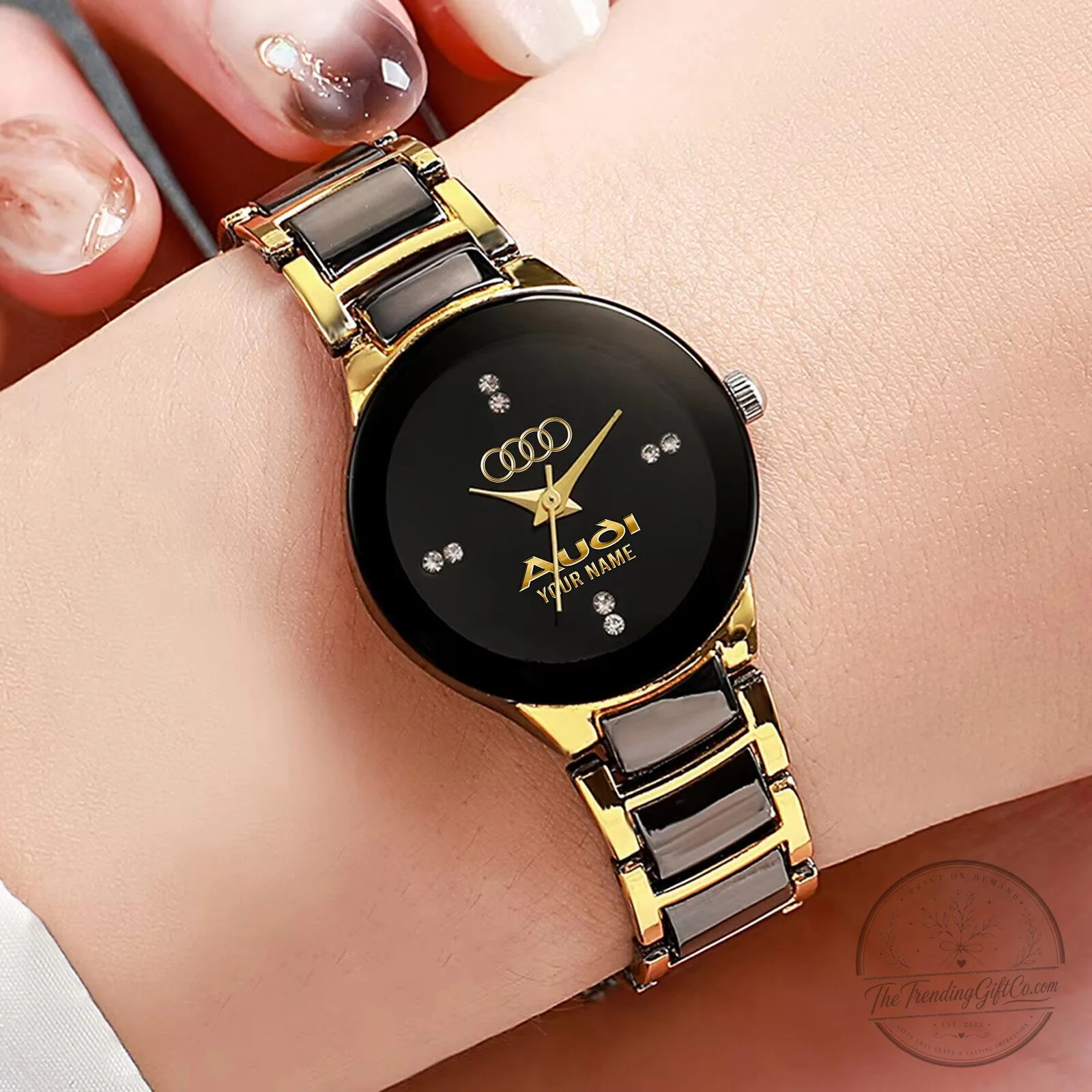 Audi Custom Name Couple Fashion Quartz Watch 9 Audi Custom Name Couple Fashion Quartz Watch