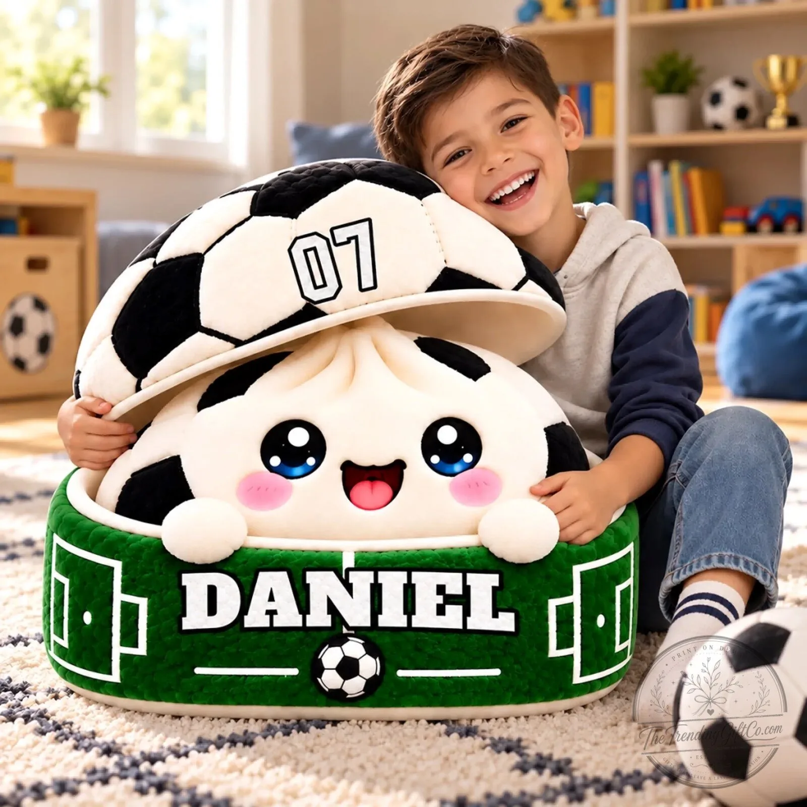 Personalized Basketball Sports Ball Shaped Pillow for Kids 10 Personalized Basketball Sports Ball Shaped Pillow for Kids