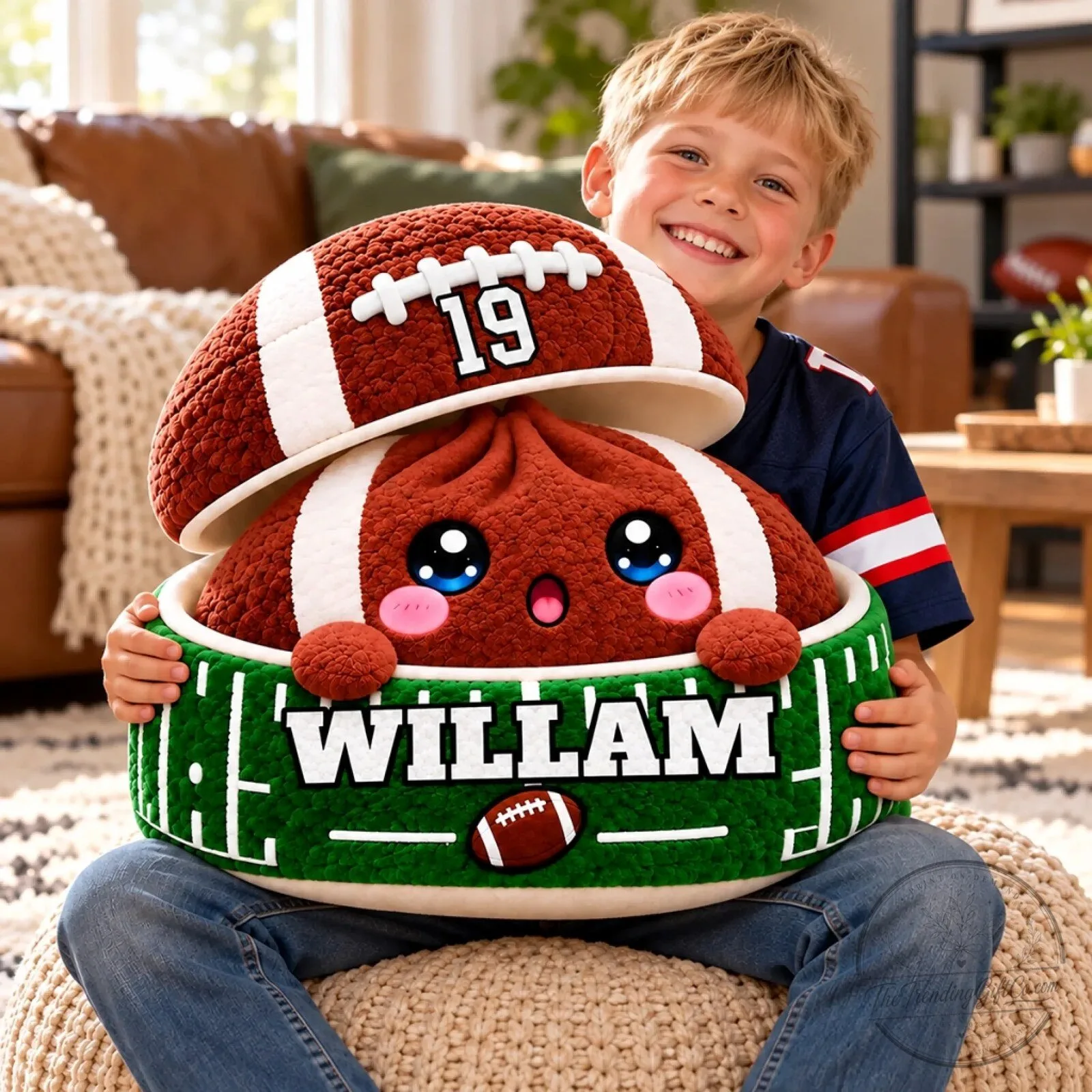 Personalized Basketball Sports Ball Shaped Pillow for Kids 11 Personalized Basketball Sports Ball Shaped Pillow for Kids