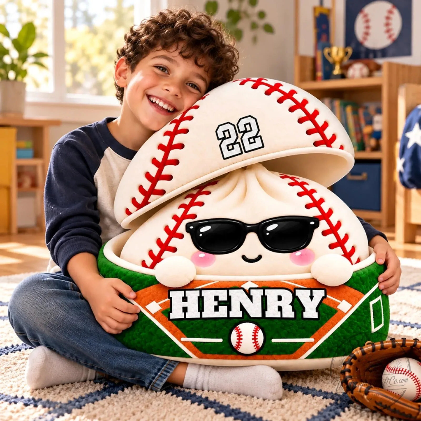 Personalized Basketball Sports Ball Shaped Pillow for Kids 13 Personalized Basketball Sports Ball Shaped Pillow for Kids