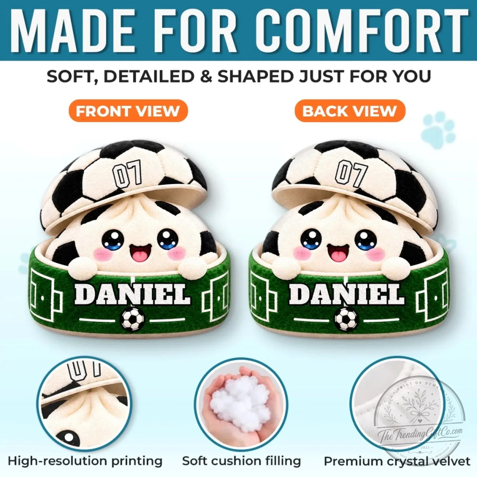Personalized Basketball Sports Ball Shaped Pillow for Kids 15 Personalized Basketball Sports Ball Shaped Pillow for Kids