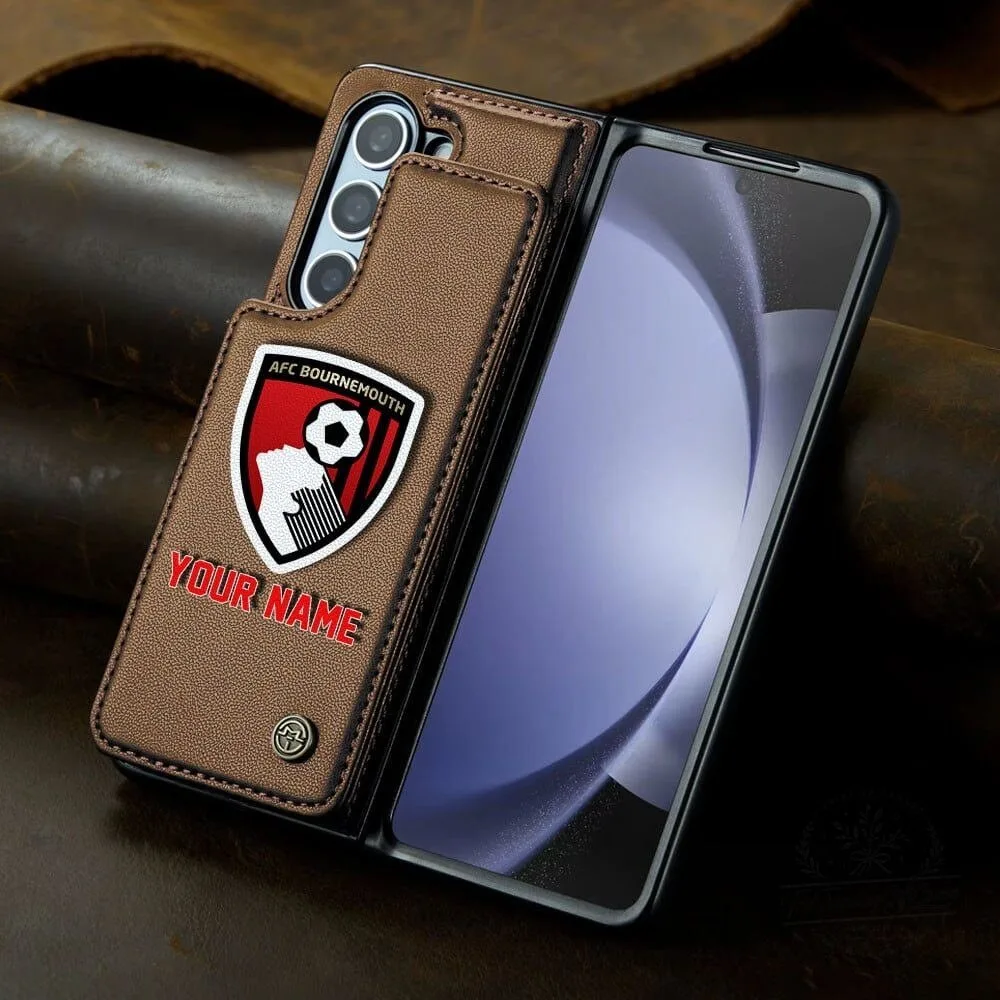 AFC Bournemouth Personalized Name Leather Flip Wallet Phone Case 17 AFC Bournemouth Personalized Name Leather Flip Wallet Phone Case