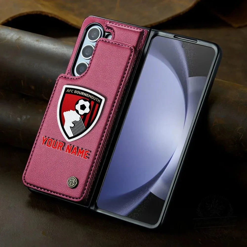 AFC Bournemouth Personalized Name Leather Flip Wallet Phone Case 19 AFC Bournemouth Personalized Name Leather Flip Wallet Phone Case