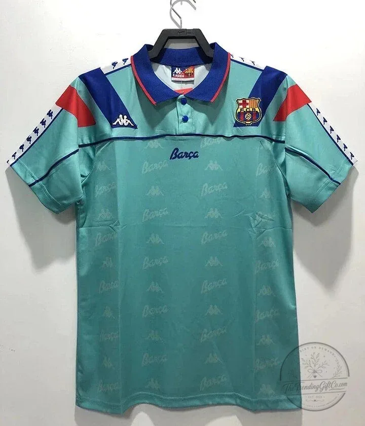 Barcelona 1992-1995 Away Retro Football Club Soccer Jersey