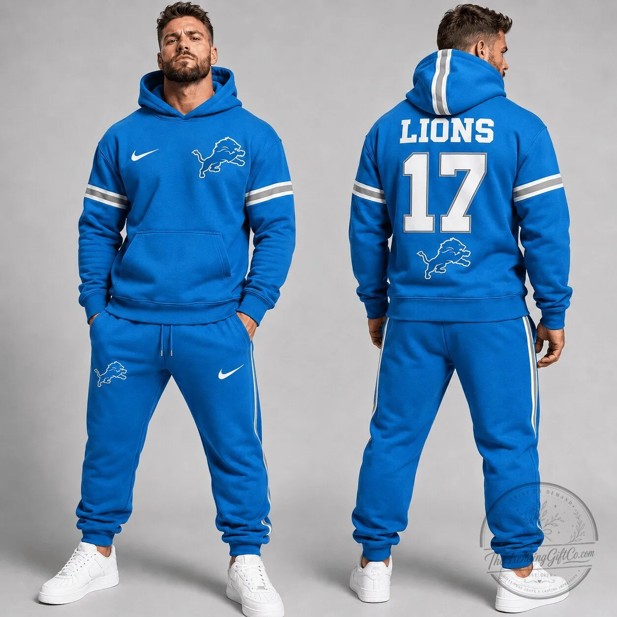 Detroit Lions National Football League Blue Hoodie