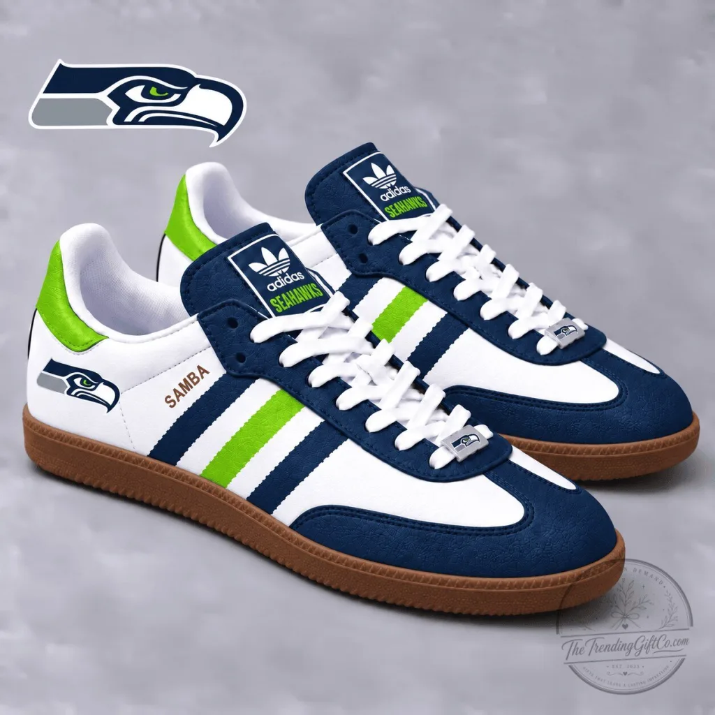 Seattle Seahawks NFL Team Logo Samba Shoes Seattle Seahawks NFL Team Logo Samba Shoes