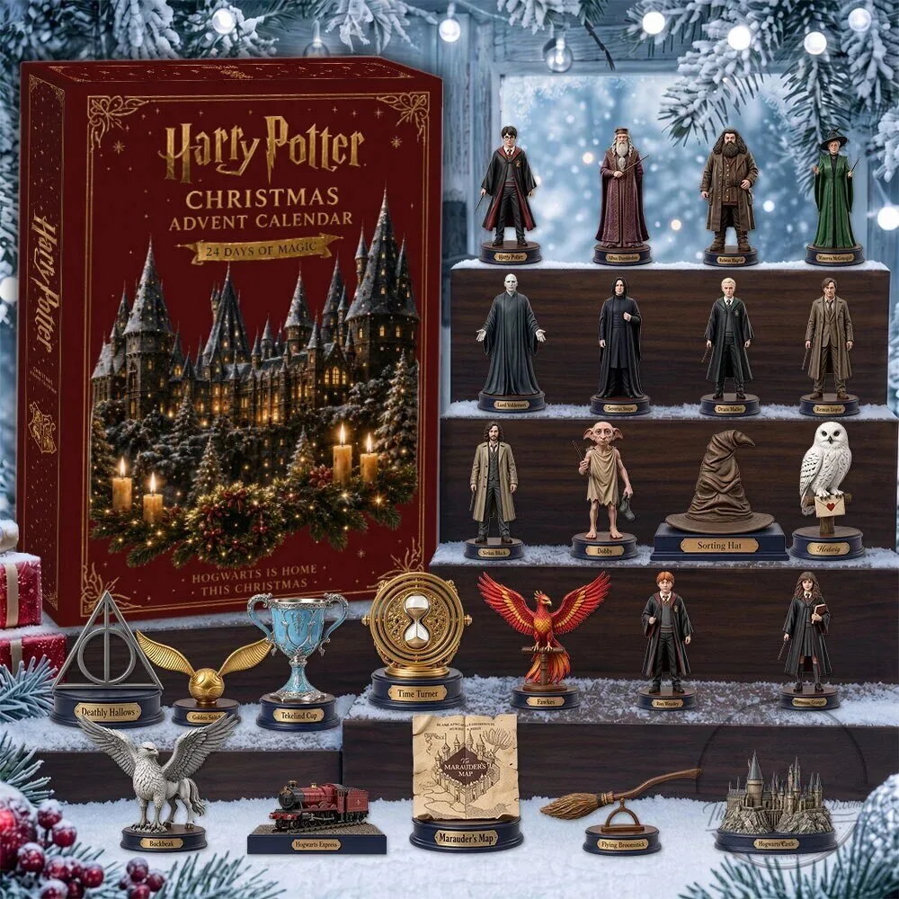 Harry Potter Christmas Advent Calendar 24 Days of Magic Hogwarts Figurines