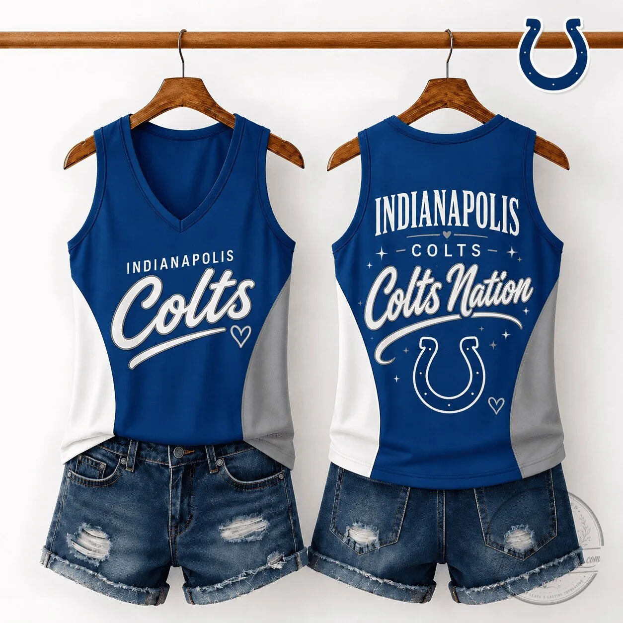 Indianapolis Colts Football Team Womens V-Neck Tank Top