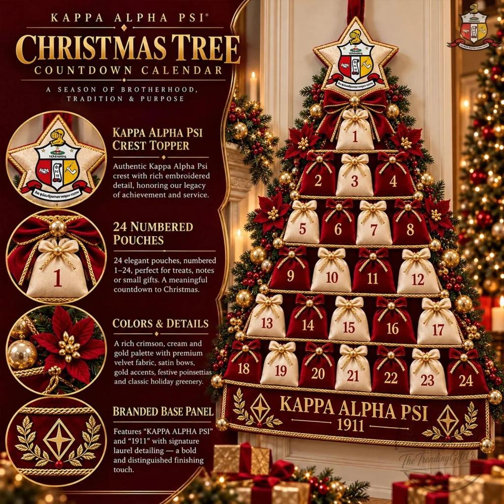 Kappa Alpha Psi Fraternity Christmas Tree Countdown Advent Calendar Kappa Alpha Psi Fraternity Christmas Tree Countdown Advent Calendar 2D