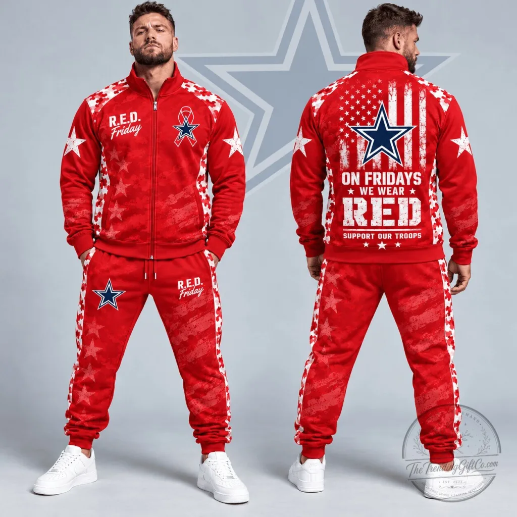 Dallas Cowboys R.E.D. Friday Military Camouflage Stars and Stripes Full Zip Jacket Dallas Cowboys R.E.D. Friday Military Camouflage Stars and Stripes Full Zip Jacket
