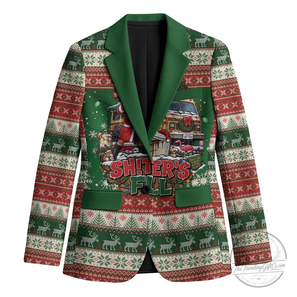 Christmas Vacation Shitter Was Full Ugly Christmas Blazer Jacket 5 Christmas Vacation Shitter Was Full Ugly Christmas Blazer Jacket